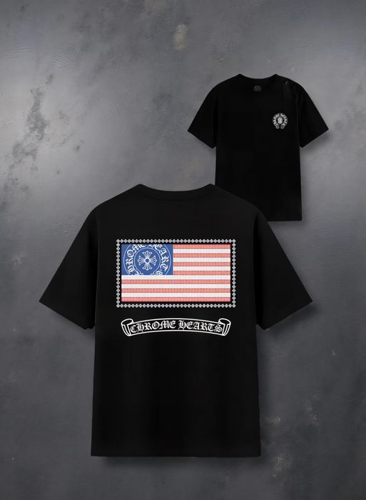 Футболки  Chrome Hearts Logo унисекс Хром Хартс с крестами New Model