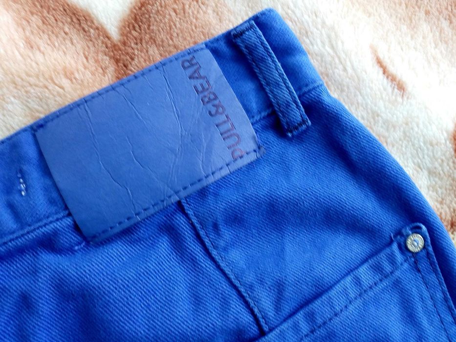 Niebieska chabrowa jeansowa spódnica Pull & Bear 36 jeans jak nowa