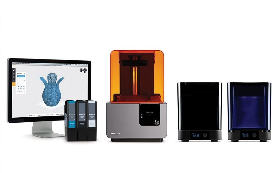 Sla 3d printer Formlabs form 2 полный копмлект