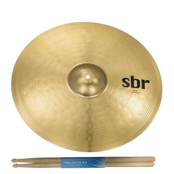 Sabian SBR Talerz perkusyjny ride 20" + pałki