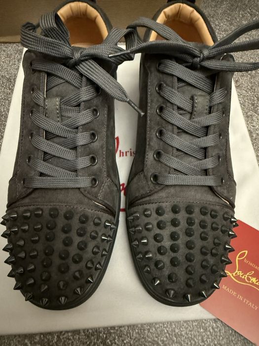 Кроссовки кеды Christian Louboutin с шипами labuten labouten: 3