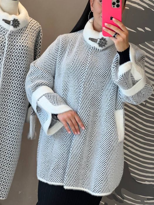 благородная альпака оверсайз большой размер