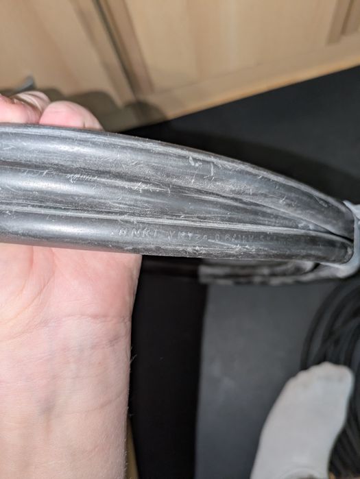 Kabel YKY 5x4 mm² NKT – ok. 6 m – przewód ziemny / siłowy