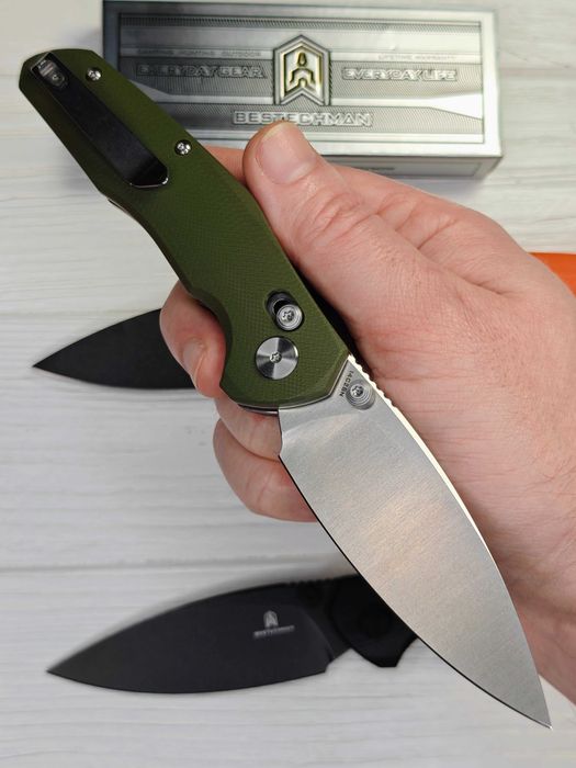 Складний ніж BESTECHMAN RONAN (оригінал) нержавіюча сталь 14C28N EDC нож на кожен день викидний тактичні аксесуари