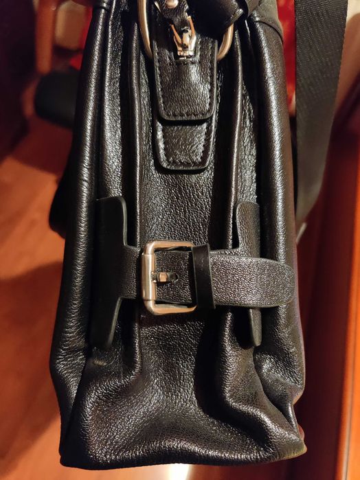 Чоловіча сумка-портфель GIORGIO FERRETTI з натуральної шкіри.