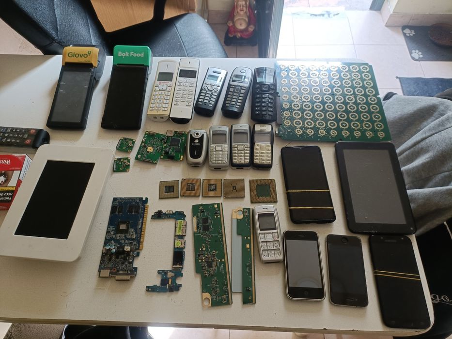 Lote de material para tirar ouro