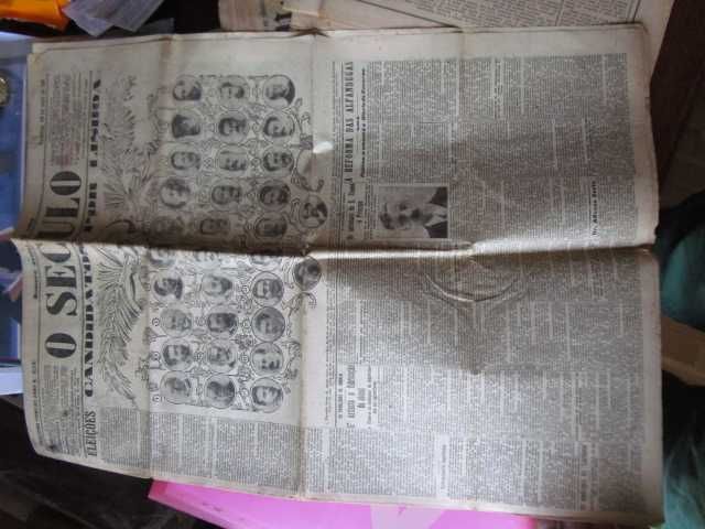 raro jornal O Século 28  maio de 1911 República candidatos por Lisboa