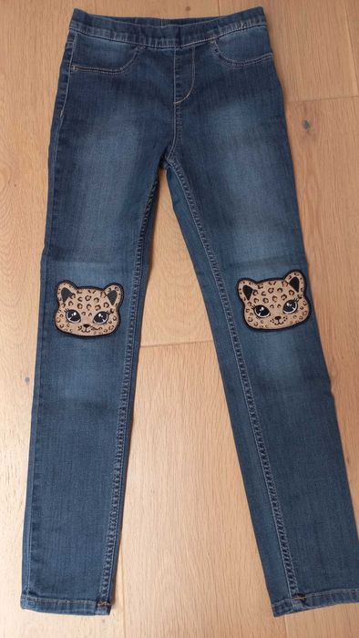 Legginsy Denim H&M rozm.134