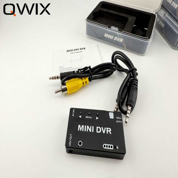 Mini DVR модуль FPV, NTSC/PAL, з вбудованим акумулятором