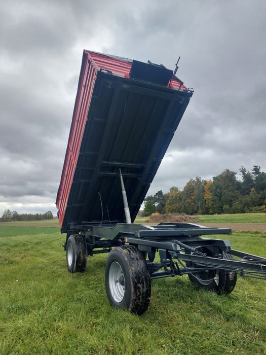ITAS  przyczepa rolnicza DMC 18T (TON) wywrot na kulach 3str LED
