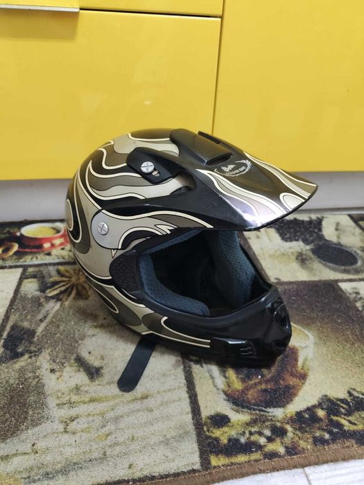 Capacete MotoCross Golden Bat