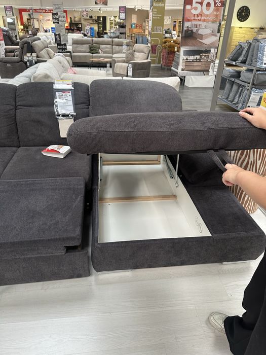 Sofá NOVO a estrear 352x212cm (modular, com espaço para arrumos)