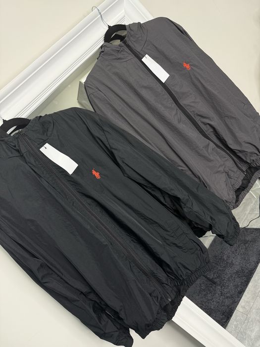 Вітровка чоловіча Polo Ralph Lauren чорна графіт premium