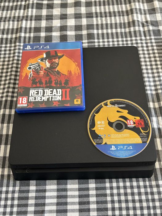 Playstation 4 Slim 500gb + 2 jogos