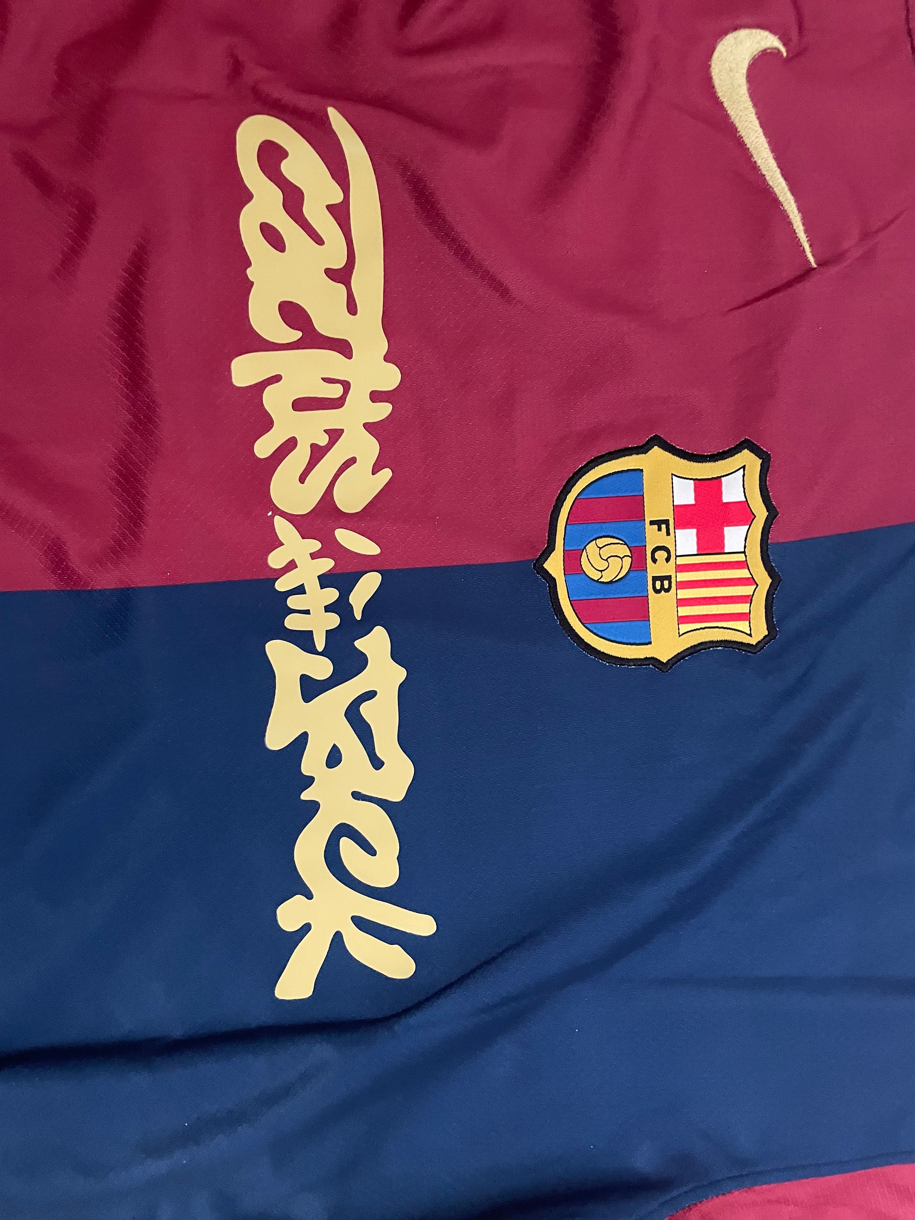 LAMINE YAMAL アマル 19 バルセロナ✕トラビス コラボ 半袖シャツ LAMINE YAMAL アマル 19 バルセロナ✕トラビス コラボ 半袖