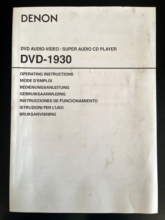 Leitor Denon DVD-1930