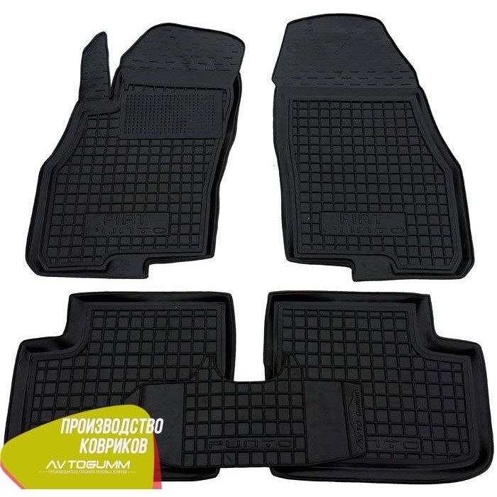 Коврики Fiat Punto 2005+ Doblo 2001+ Doblo 2010+ салоны-Багажники Гума