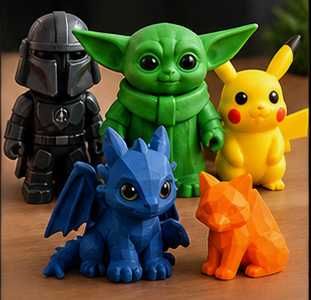 Serviço personalizado em impressão 3D