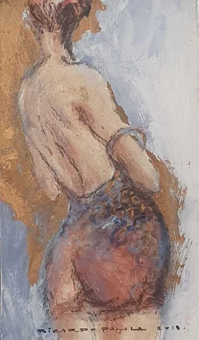 Mulher, pintura original de Ricardo Paula