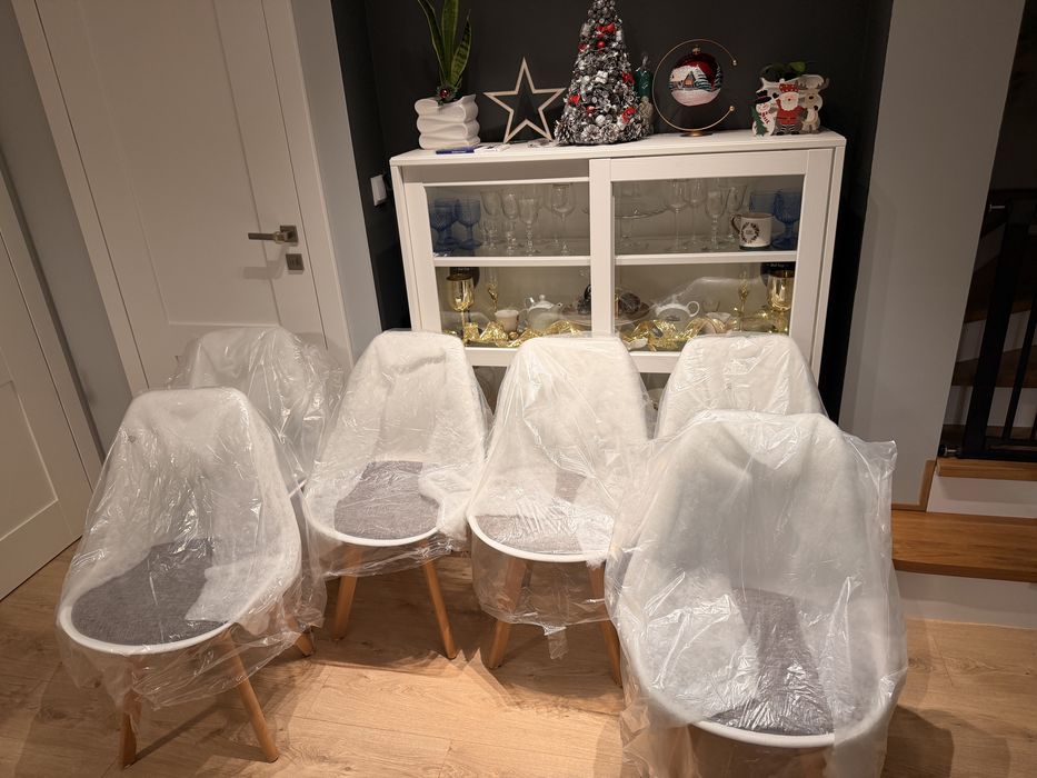 6x Krzesła w stylu Skandynawskim. 6 w cenie 1