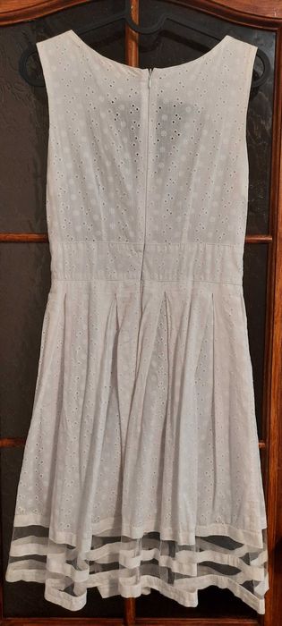 Платье белое летнее, прошва.