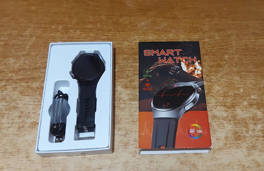 Zegarek Smartwatch ciśnieniomierz glukoza EKG super amoled 440mAh !!!