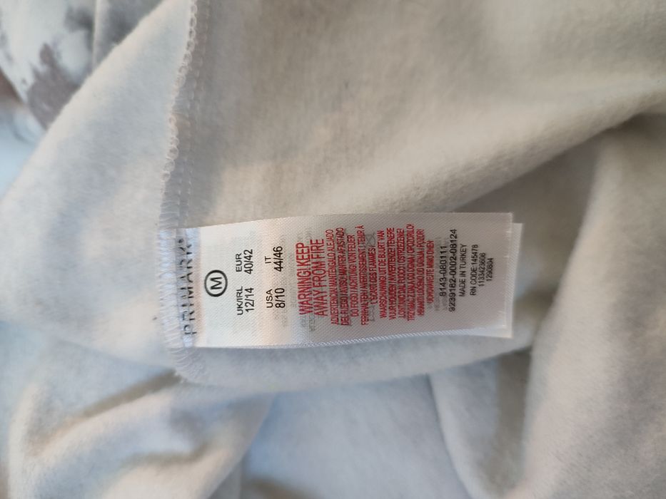 Bluza oversize marmurkowa