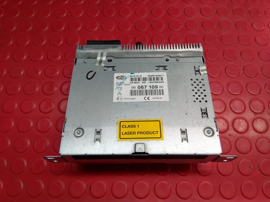 Rádio - 9806710980 - CITROËN C4 II (NC_)