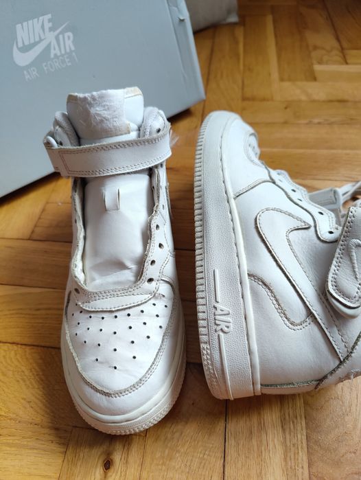 Nike air force 1 one HI high 38 bez wkładek i sznurówek