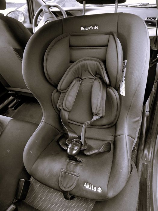 Cadeira auto como nova Babysafe Akita Grey/Black dos 0 aos 18kg