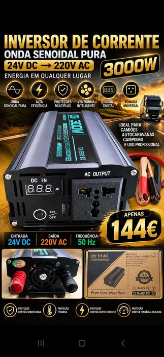Inversor 144€. Oportunidade