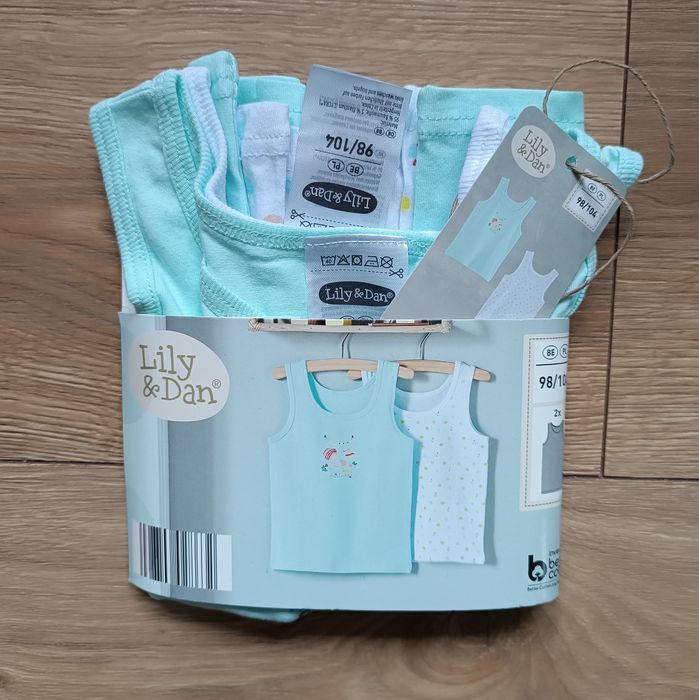 Podkoszulki dziewczęce 98/104 nowe