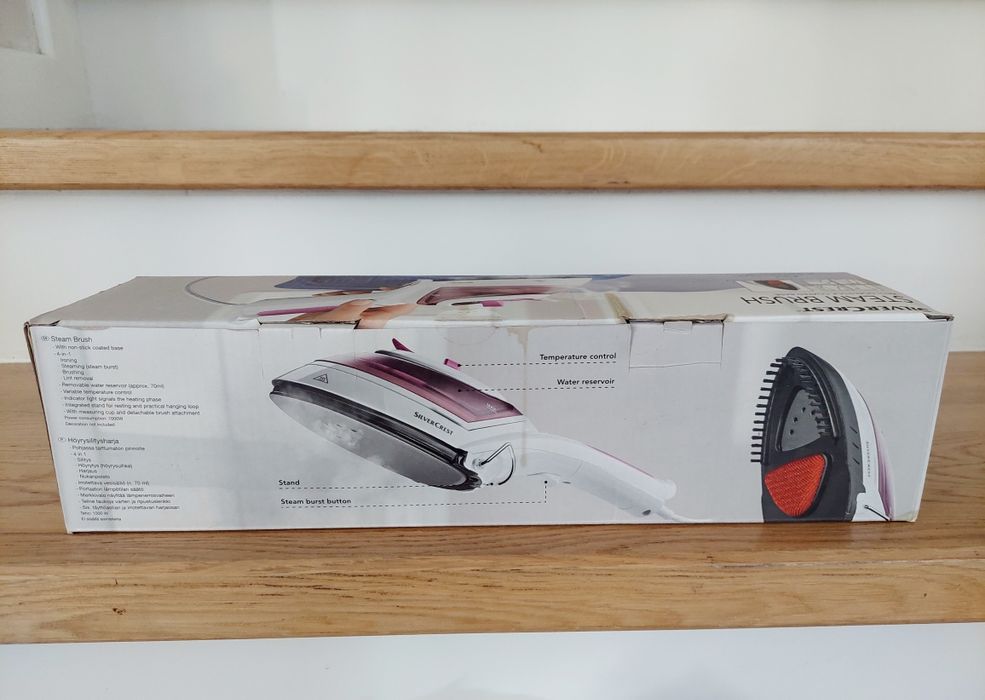 Steam Brush nowe żelazko parowe ze szczotką, parownica, pudełko