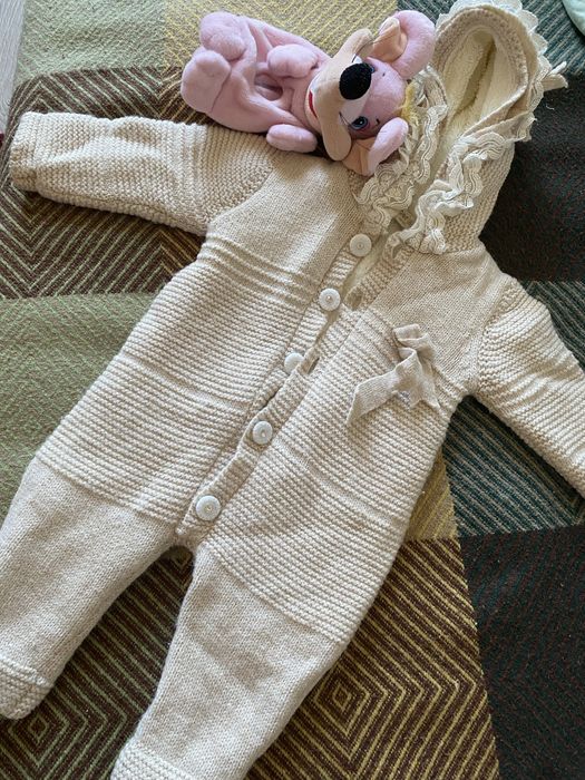 Вязаний ромпер, комбінезон
