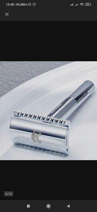 Maszynka do golenia king C gillette, na żyletki nowa prezent