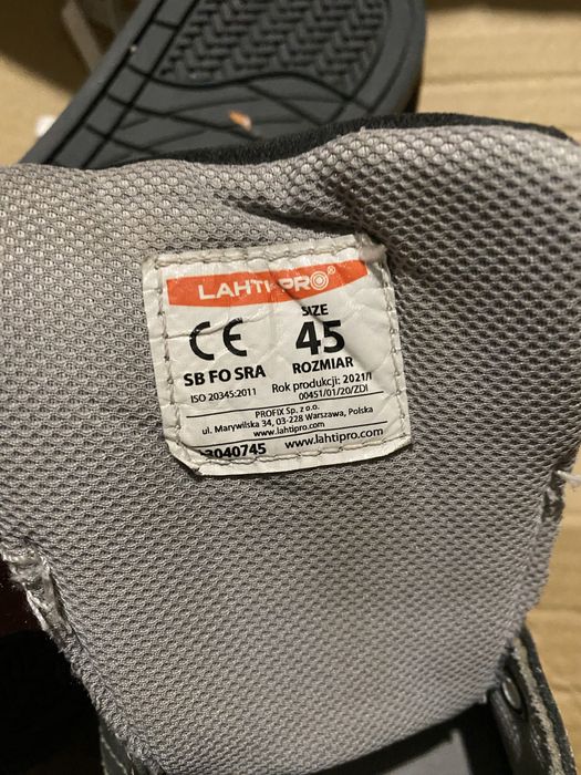 Полуботинки рабочие Lahti Pro 45 размер