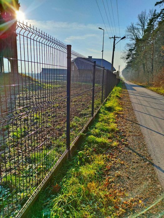 Ogrodzenie panelowe ø 4,0mm, H-123 cm + podmurówka 25cm