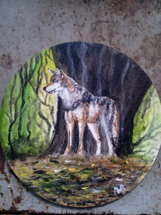 Миниатюра. Волк.