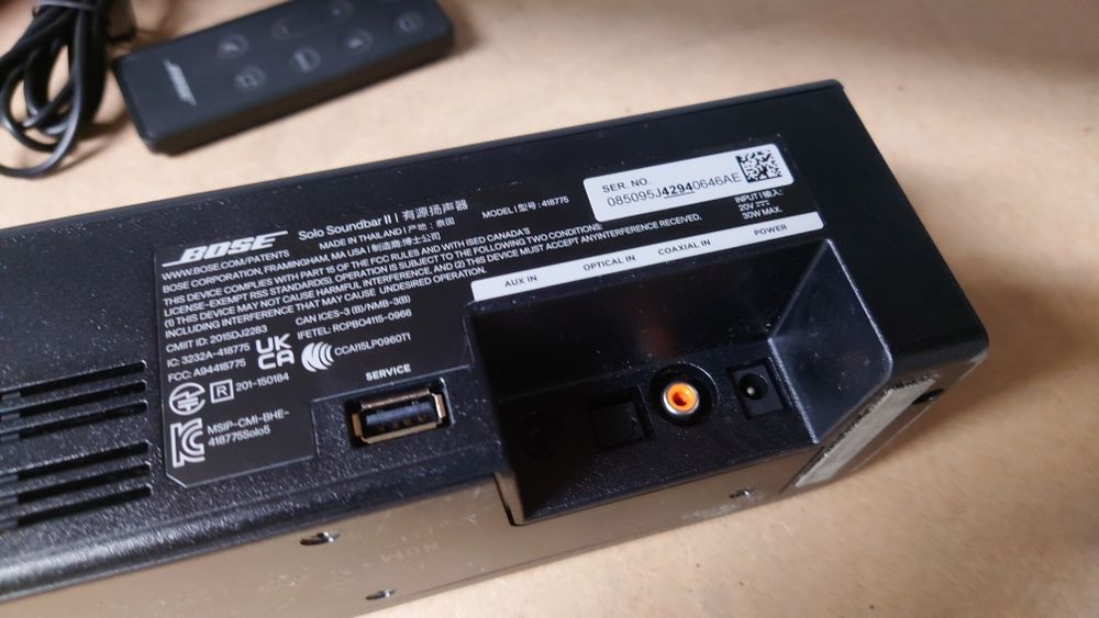 Soundbar Bose Solo 2