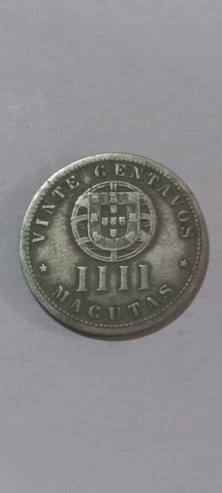 Moeda Republica portuguesa Angola 1928 vinte  centavos