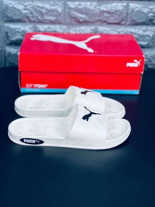 Тапочки комнатные Пума, шлепанцы для дачи, дома, кличные тапочки Puma