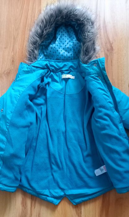 Kurteczka zimowa na dziewczynke 86-92