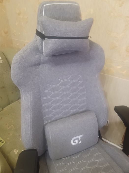 Новое кресло геймерское GT Racer X-8702 Fabric Gray