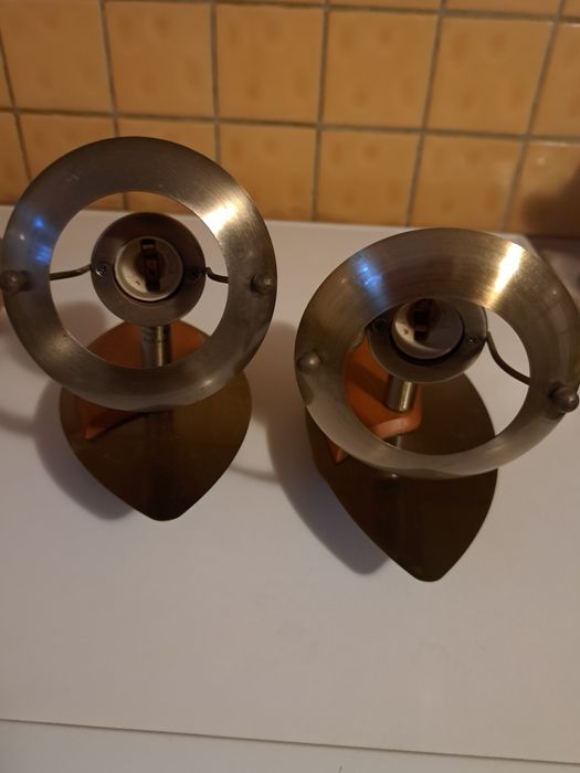 Dwa.kinkiety. drewno plus.metal