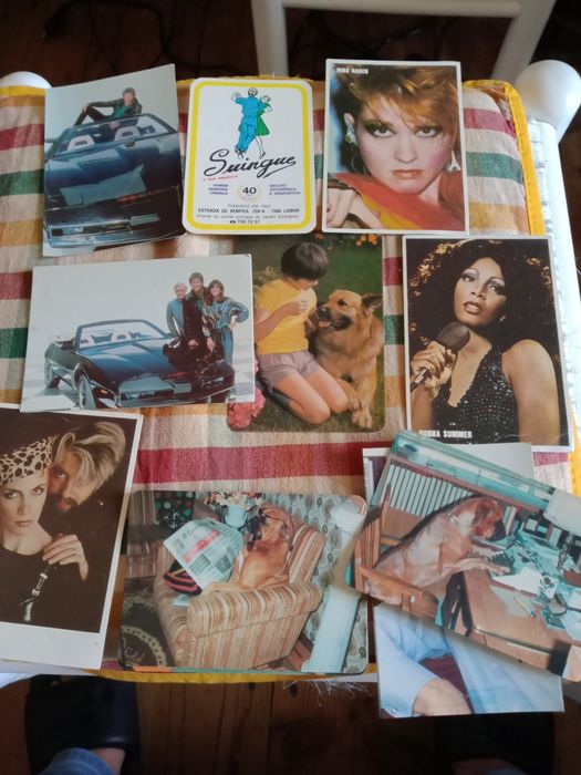 Lote calendários anos 80.