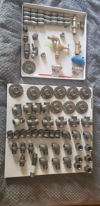 Kształtki 1/2, do sprzedania jako komplet