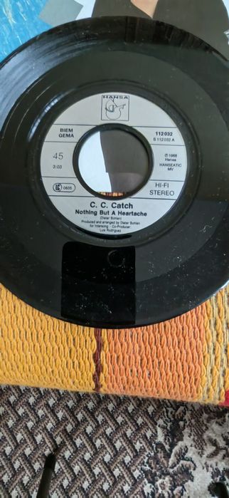 C. C.Catch-Nothing But A Heartache, 7"singiel winylowy