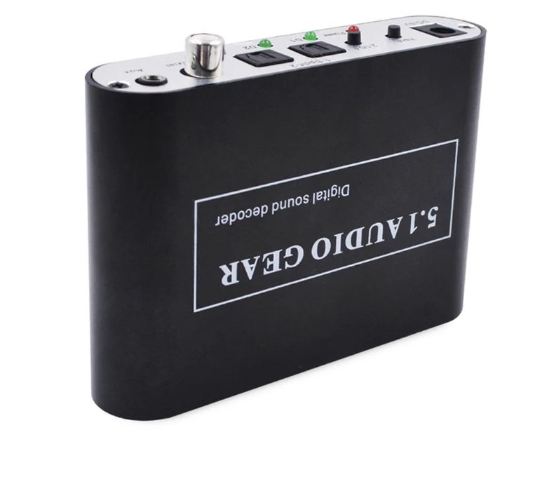 Audio Digital Decoder 5.1, оптический аудио декодер 5.1, SPDIF