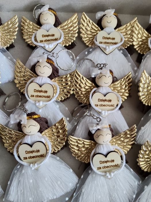 Anioł makrama Komunia Święta