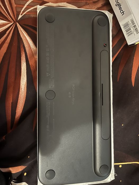 Клавіатура бездротова logitech pop icon keys graphite ukr (920-013157)